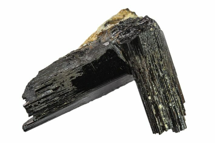 Black Tourmaline (Schorl) Crystals on Orthoclase - Namibia #132175